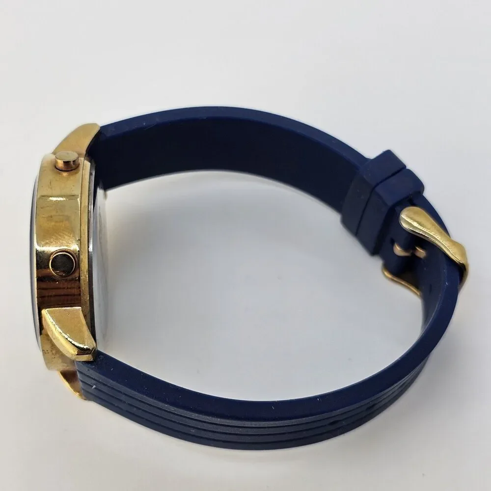Sketchers Unisex Watch 40MM Rose Gold Blue‎ Gray Case Blue Plastic Bands